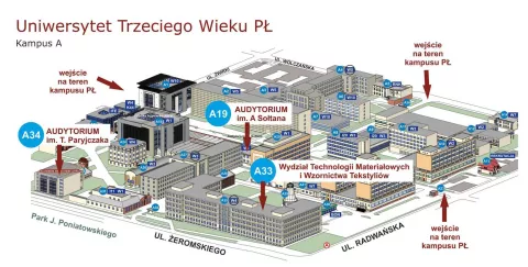 UTW mapa